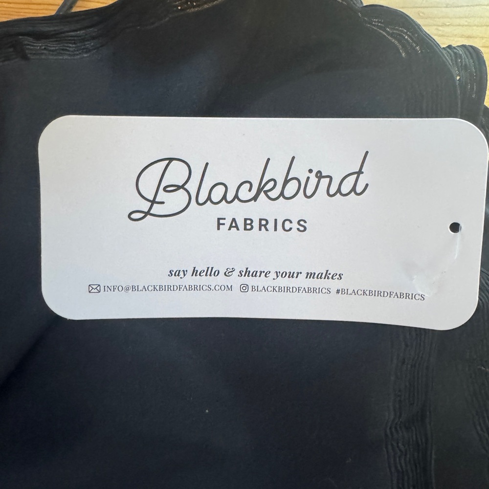 1m Black Swim Fabric - brand new